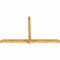 Ekena Millwork Eugene Rough Sawn Timber Gable Bracket, Western Red Cedar, 96"W x 60"H x 4"D x 4"F, 15/12 Pitch GBW096X60X0404EUG00RWR - alternate 2